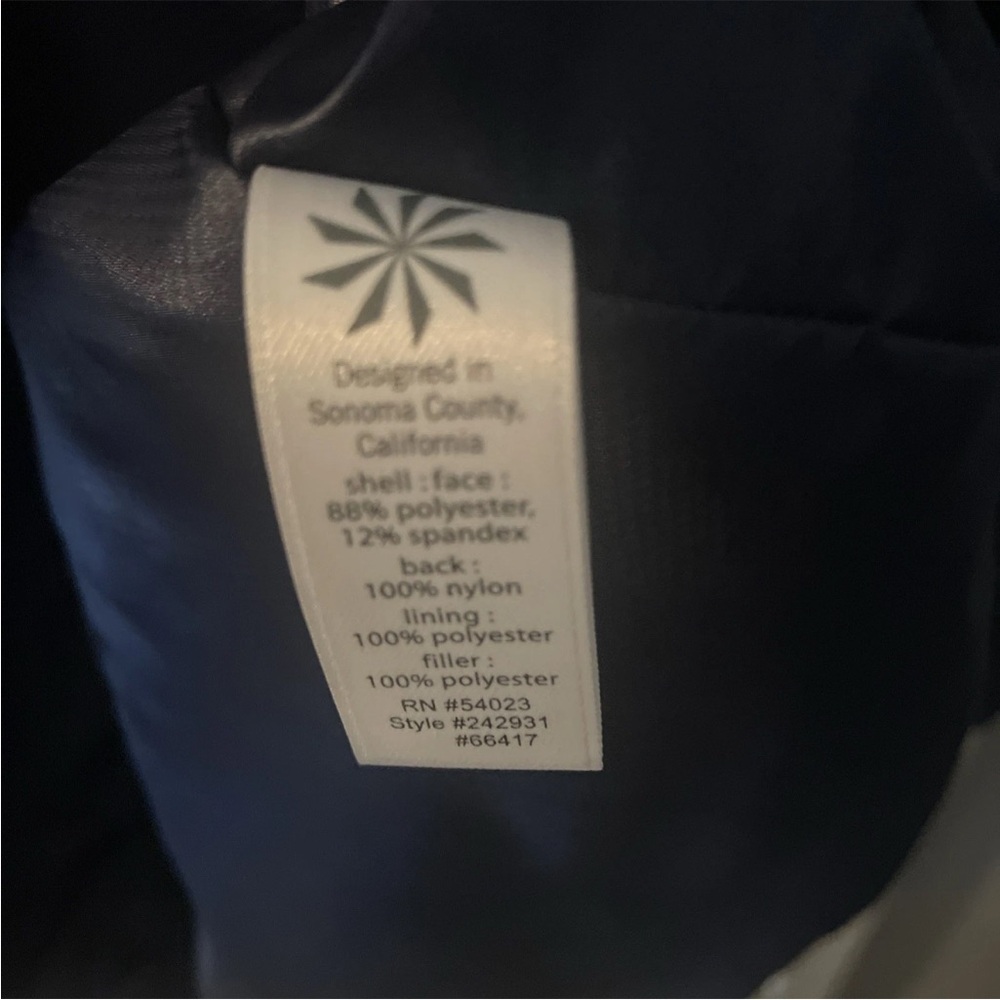 Athleta Nylon Poly Rain Jacket Zip Button Lightwe… - image 4